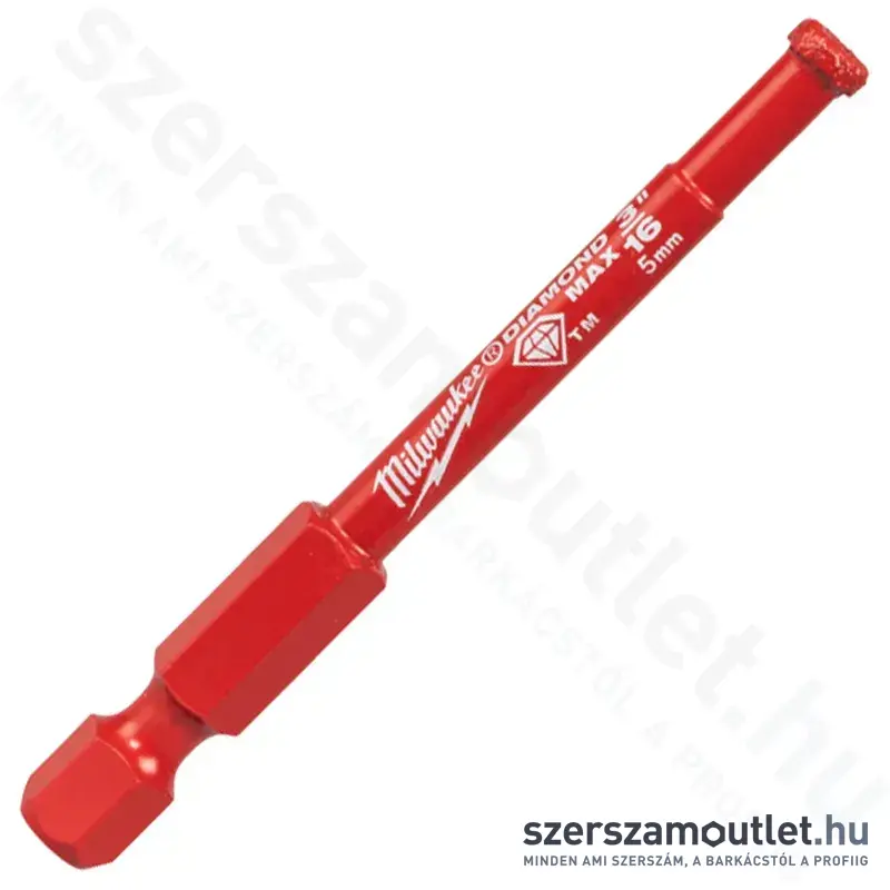 MILWAUKEE DIAMOND MAX Száraz/nedves gyémántfúrószár 5mm (49560503) (4932498341)