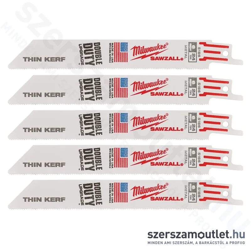 MILWAUKEE THIN KERF orrfűrészlap 150mm (5db) (48475186)(48005186)