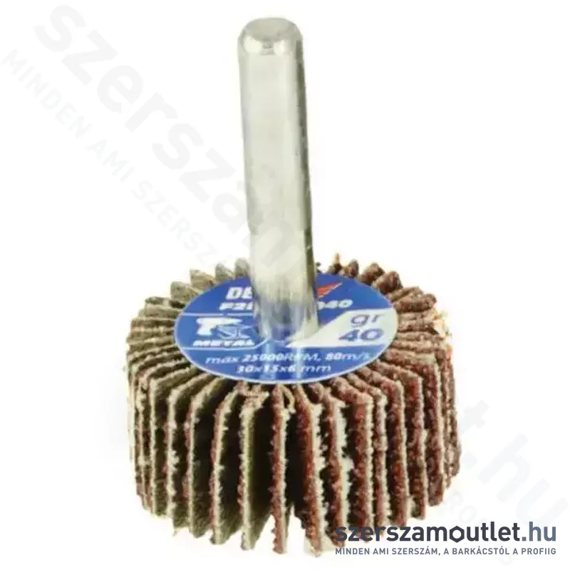 DEDRA Lamellás csiszolókerék 30x15x6mm G40