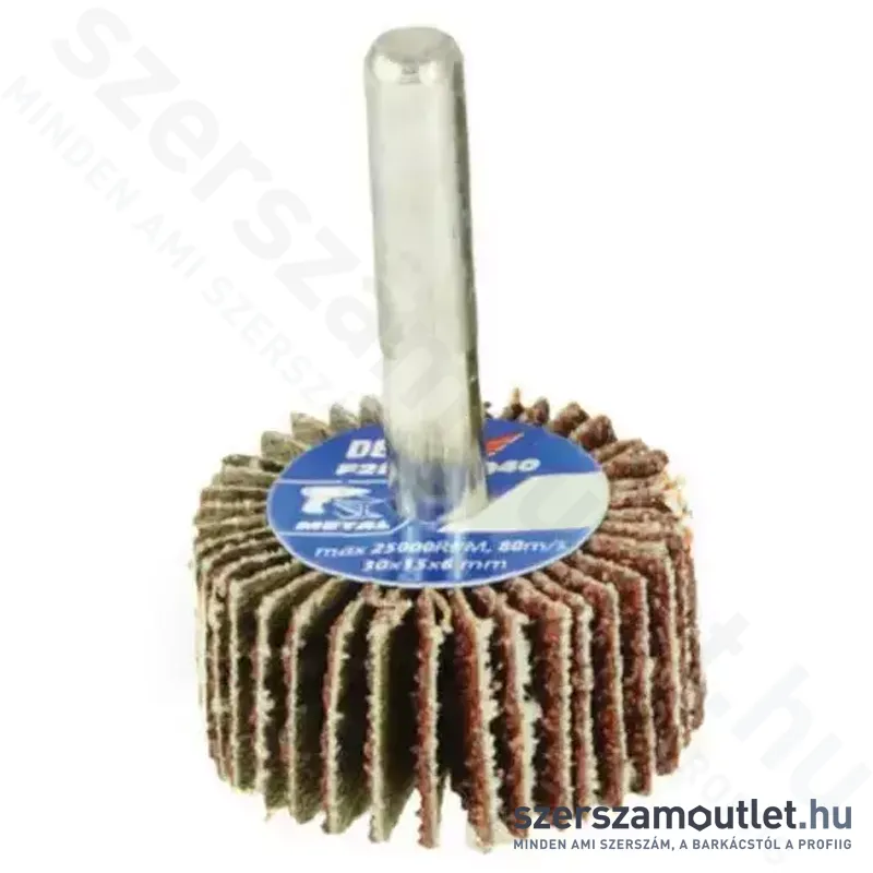 DEDRA Lamellás csiszolókerék 30x15x6mm G80