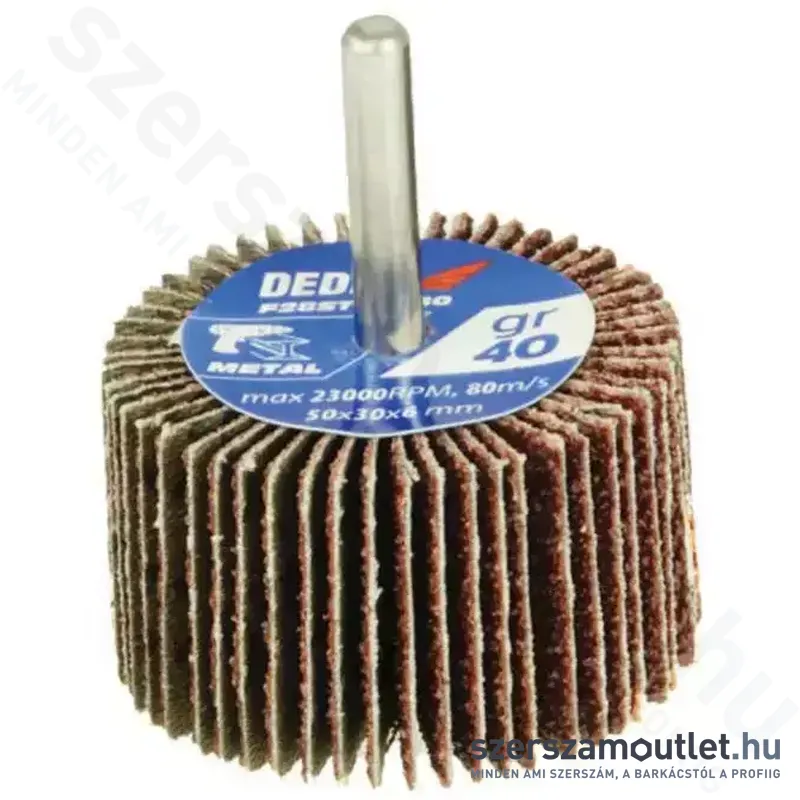 DEDRA Lamellás csiszolókerék 50x30x6mm G40