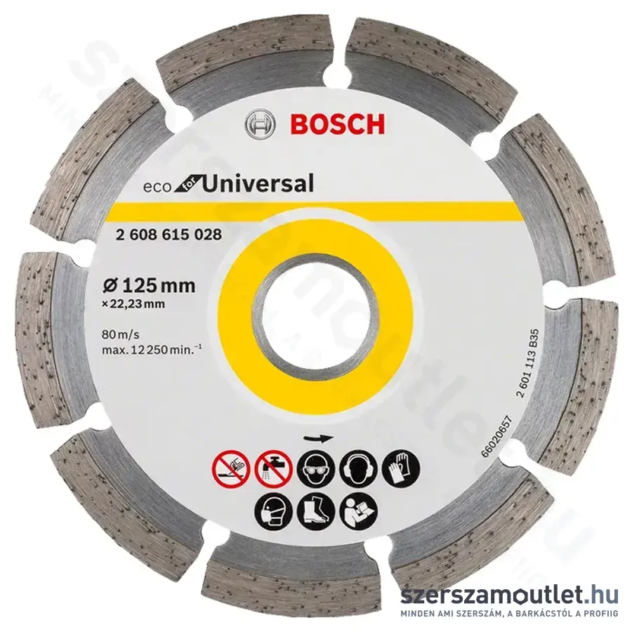 BOSCH Gyémánt vágótárcsa 125mm