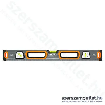 HANDY Vízmérték, vonalzóval, tükörlibellával, 600mm (10624B)