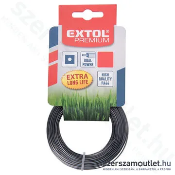 EXTOL Damil, négyszög keresztmetszetű 2,0mm/15m