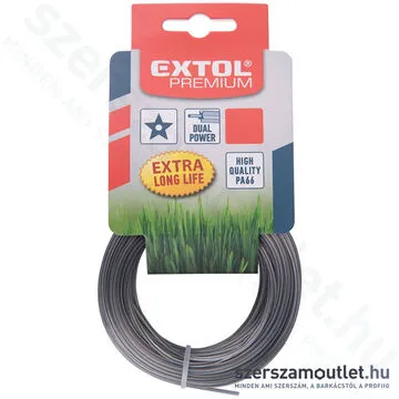 EXTOL Damil, csillag keresztmetszetű 3,0mm/15m