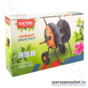 EXTOL Locsoló kocsi (tömlő nélkül)