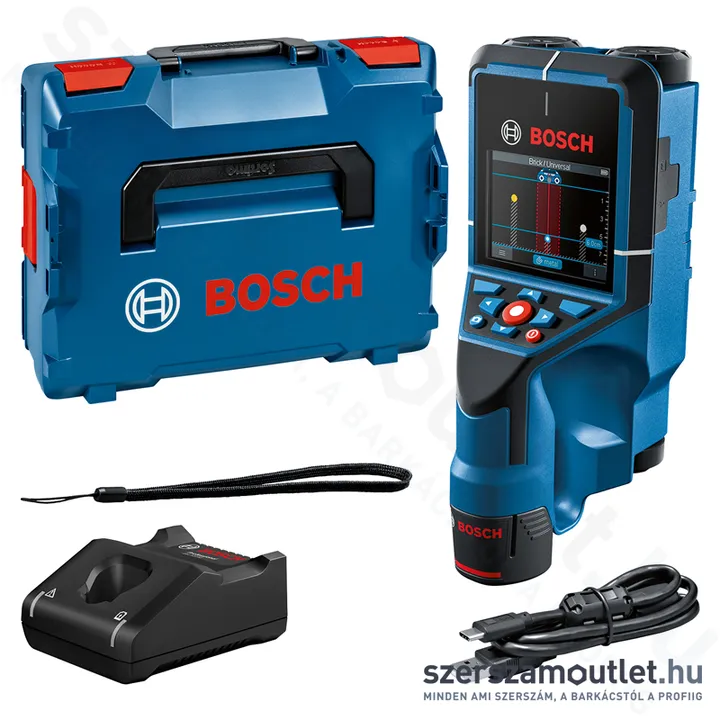 BOSCH D-TECT 200 C Akkus falszkenner L-Boxxban (1x2,0Ah/12V) (0601081601)