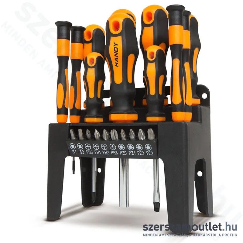HANDY Csavarhúzó készlet tárolóval - 22 részes (10700)