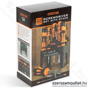 HANDY Csavarhúzó készlet tárolóval - 22 részes (10700)