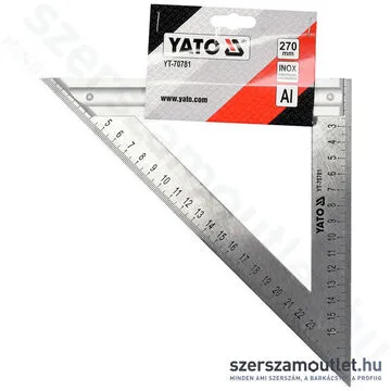 YATO Derékszög háromszögű vonalzó 270mm (YT-70781)