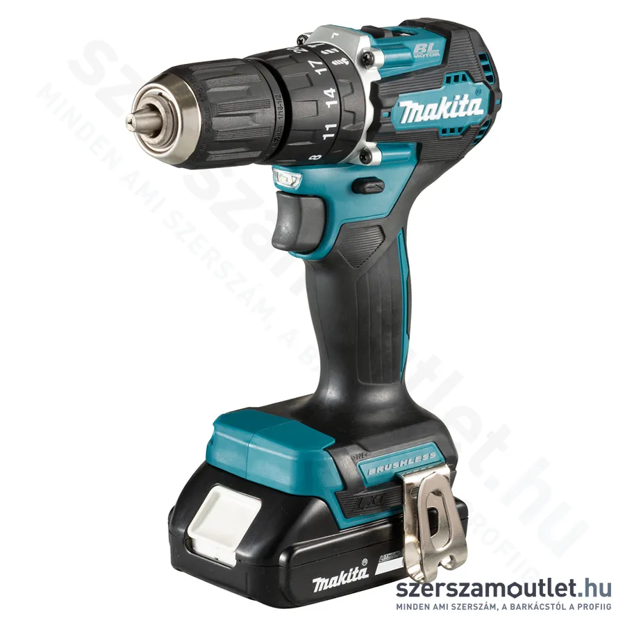 MAKITA DHP487RAJ Akkus szénkefementes ütvefúró-csavarbehajtó MakPac kofferben (2x18V/2,0Ah)