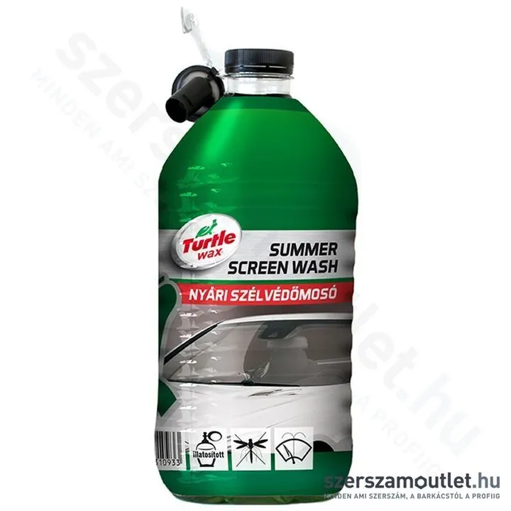 TURTLE WAX Nyári szélvédőmosó kiöntővel, 4L (FGNY04)