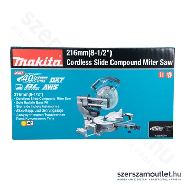 MAKITA LS002GZ01 Akkus gérvágó (40V/216mm) (Akku és töltő nélkül!)