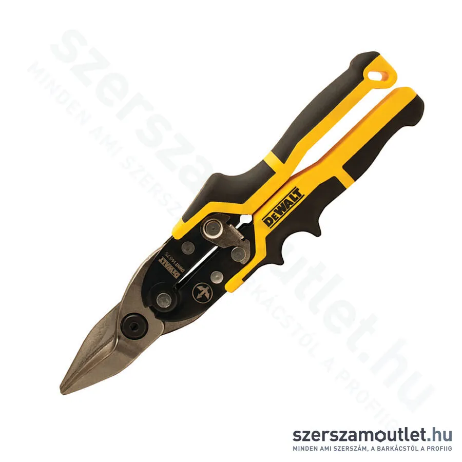DEWALT Ergo Aviation Lemezvágó olló, egyenes, 255mm (DWHT14675-0)