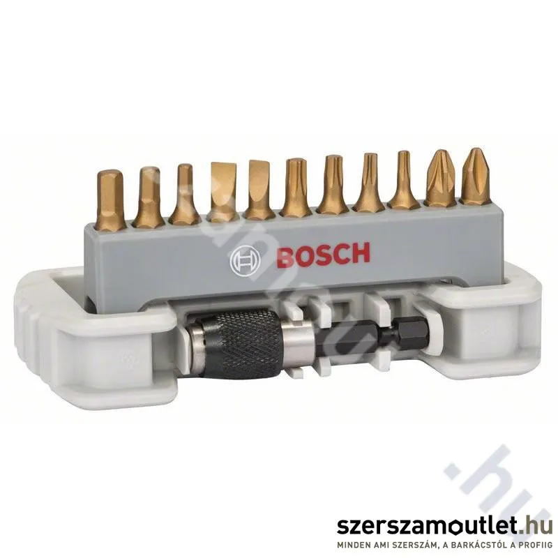 BOSCH Max Grip csavarbit készlet OneClick bittartóval, 12db (2608522128)