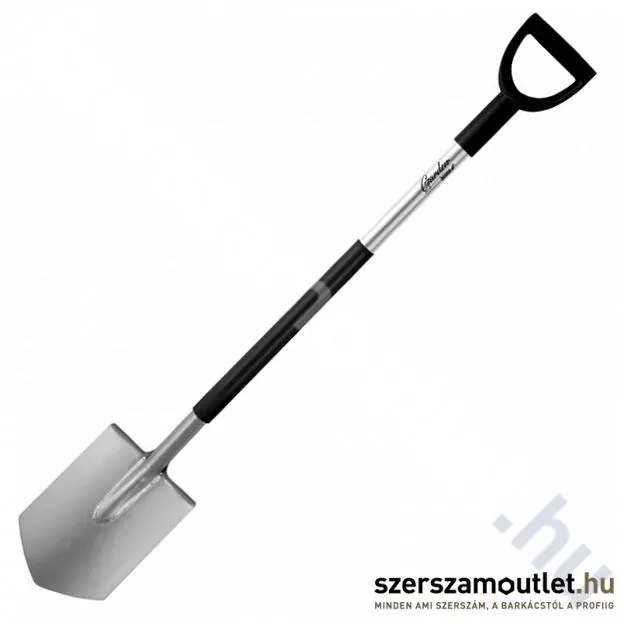 DEDRA Hegyes ásó - fém nyéllel 122cm