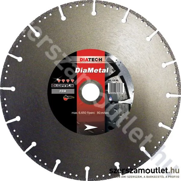 DIATECH Diametal szegmenses fémvágó korong 125mm (DM125)