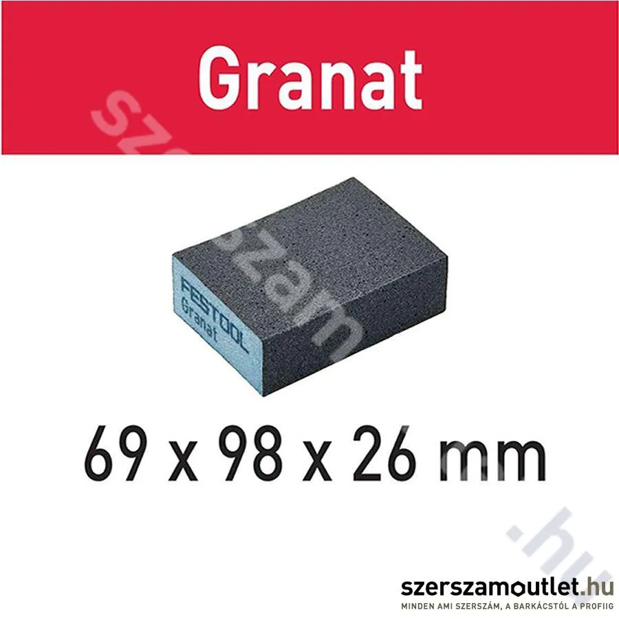 FESTOOL Csiszolószivacs 69x98x26 36 GR/6 (1db)