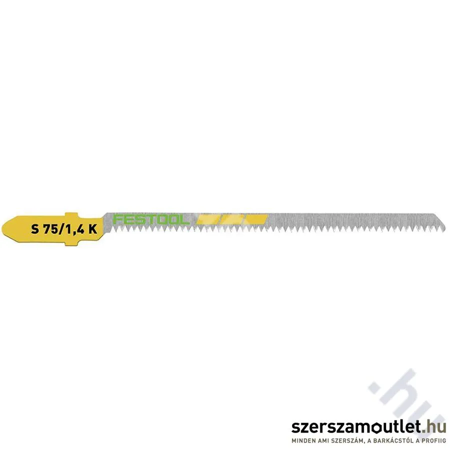 FESTOOL Szúrófűrészlap faanyagokhoz íves vágás S 75/1,4 K/5 (1db)