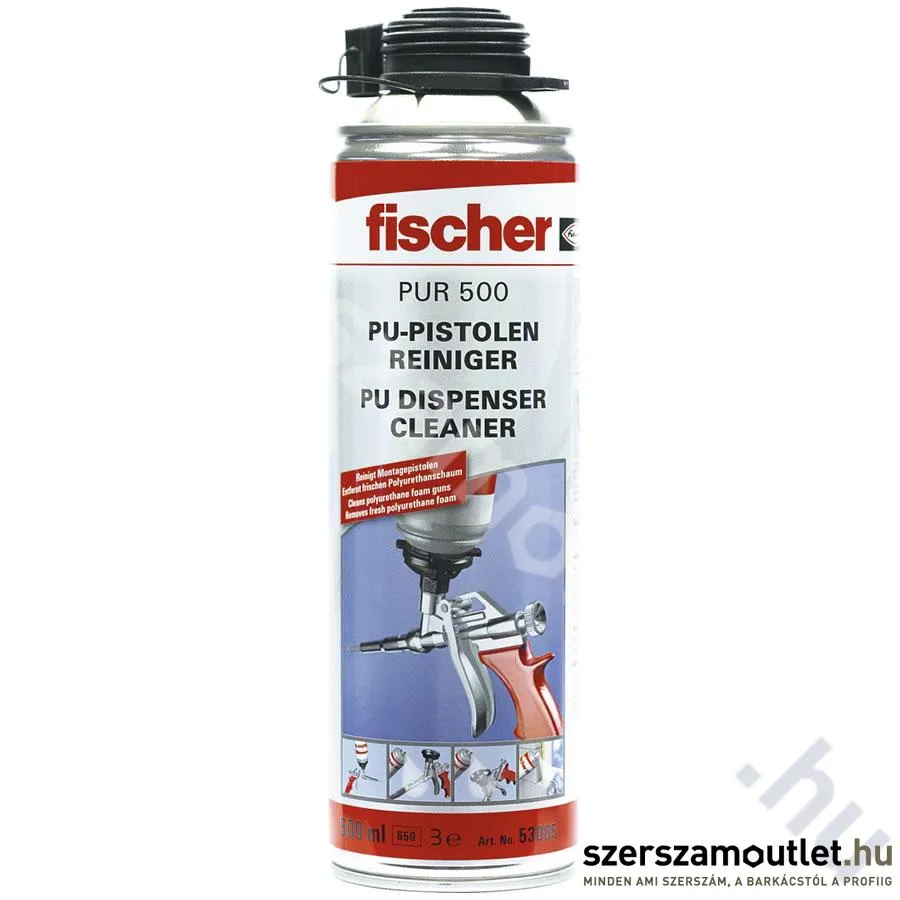 FISCHER PUR 500 Purhab pisztolytisztító 500ml [1db] (53085)