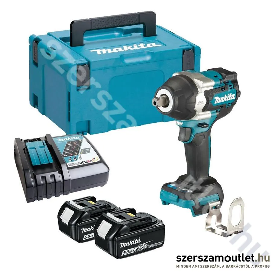MAKITA DTW701RTJ Akkus szénkefementes ütvecsavarozó 1/2