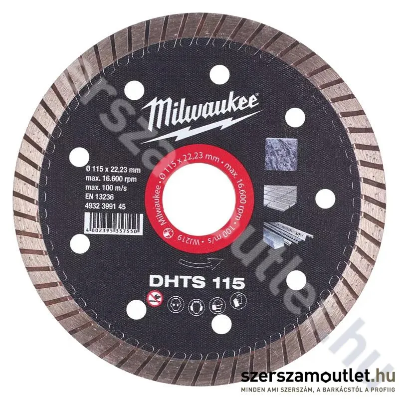 MILWAUKEE 115mm gyémánt vágótárcsa (4932399145)