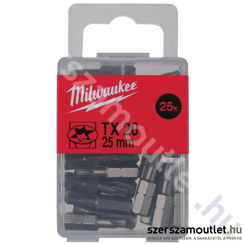 MILWAUKEE Bithegy TX20x25mm (25db) (4932399596)