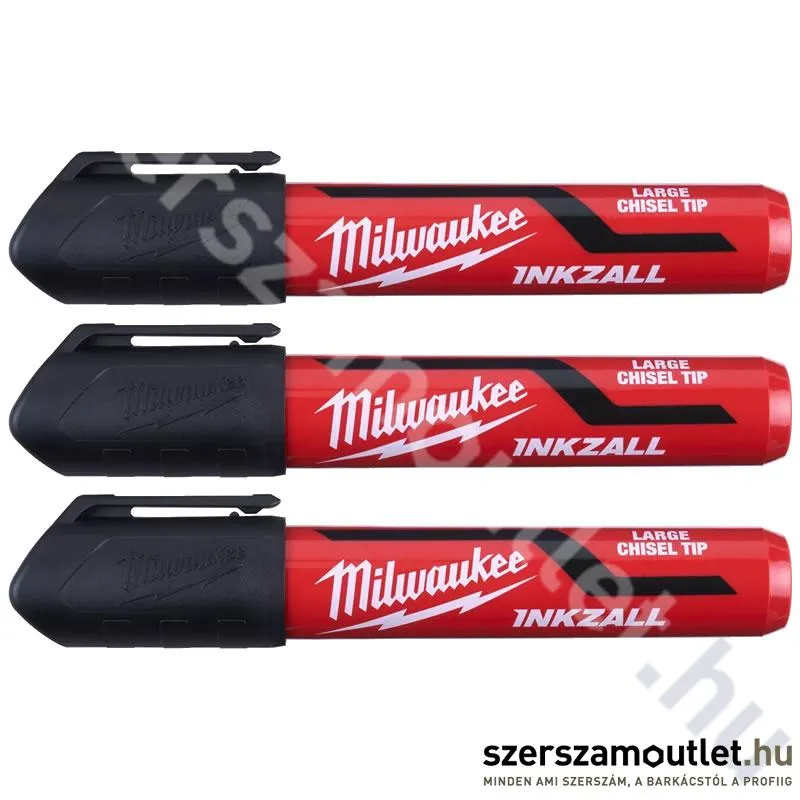 MILWAUKEE INKZALL Jelölő filc, fekete (L) (3db) (4932471554)