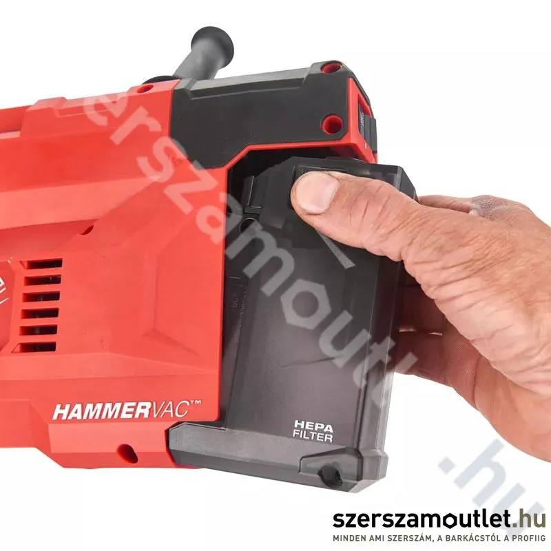 MILWAUKEE M12 UDEL-0B Akkus porelszívó L osztályú (12V) (Akku és töltő nélkül!) (4933471460)