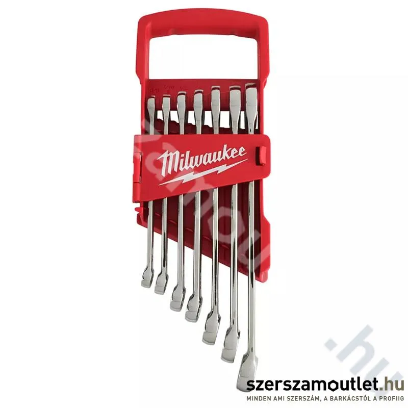 MILWAUKEE MAX BITE Csillag-villáskulcs készlet, colos, 7 részes (48229407)