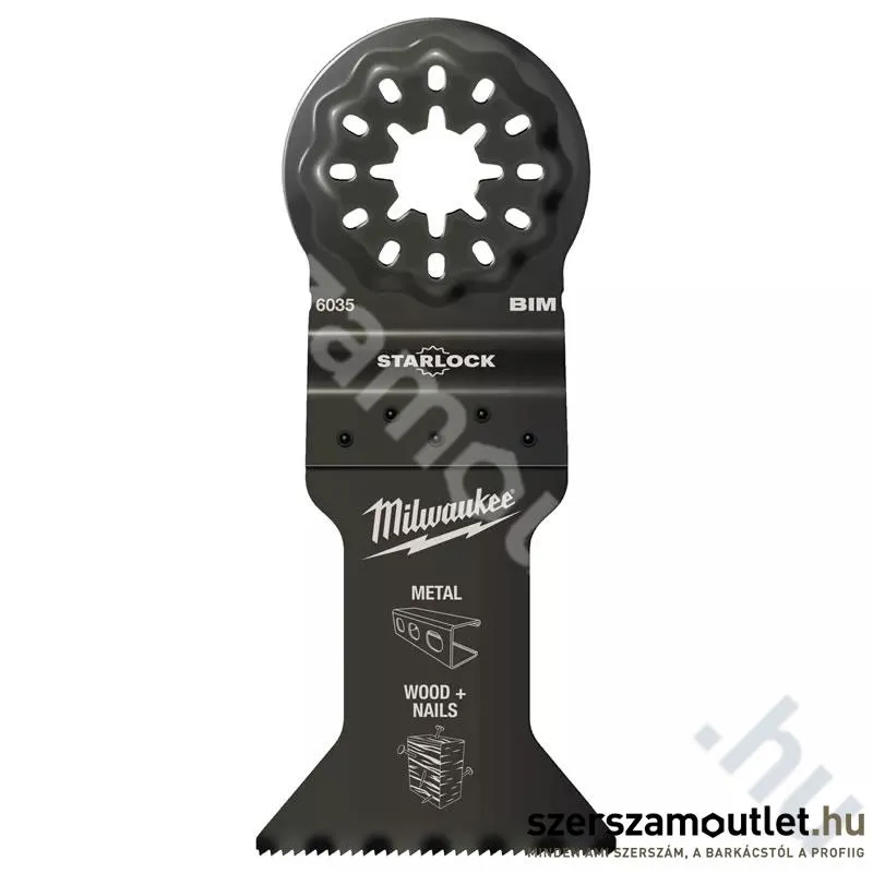 MILWAUKEE MULTITOOL STARLOCK Merülő fűrészlap 43x47mm (többfunkciós) (48906035)
