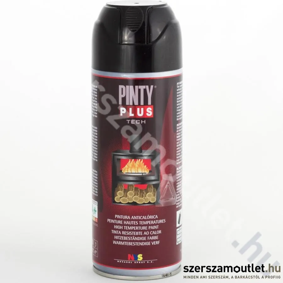 PINTY PLU Tech Hőálló spray 400ml, (Fekete/Black) (204)