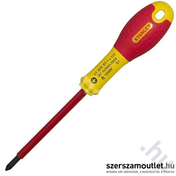 STANLEY FatMax csavarhúzó szigetelt PZ2x125mm (0-65-419)