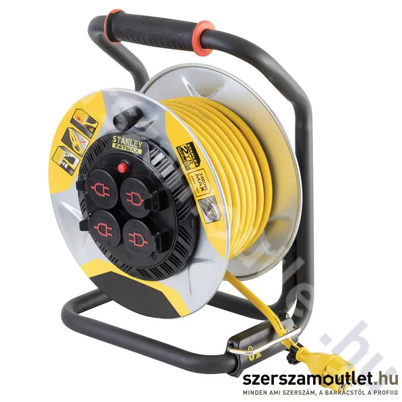 STANLEY Kültéri kábeldob 25m (H07RN-F3G1,5mm2) (SXECCM2FASE)