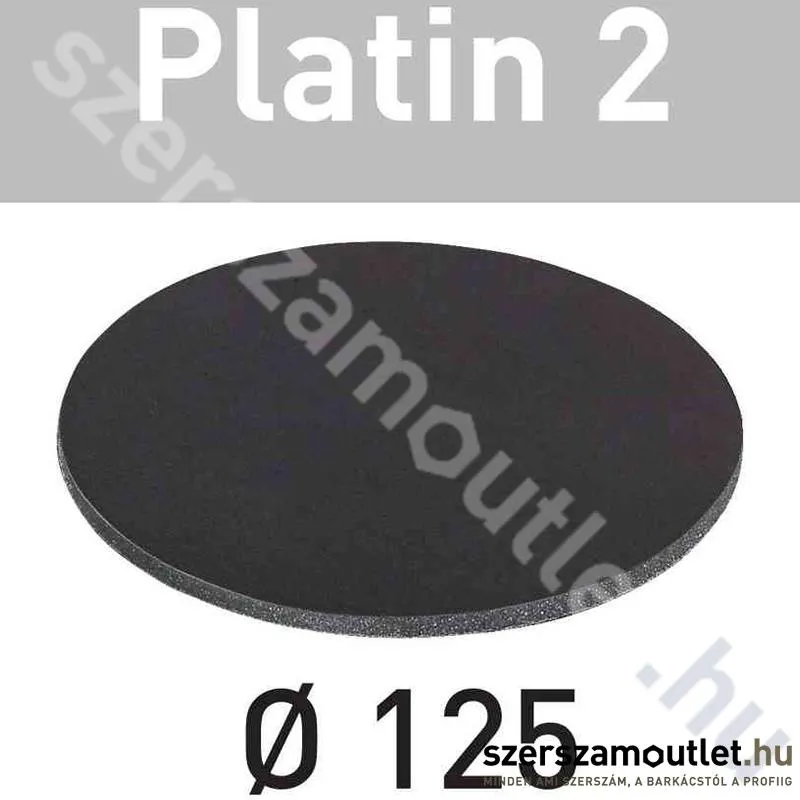 FESTOOL Csiszolópapír lágy STF D125mm/0lyuk S1000 Platin2 (1db)