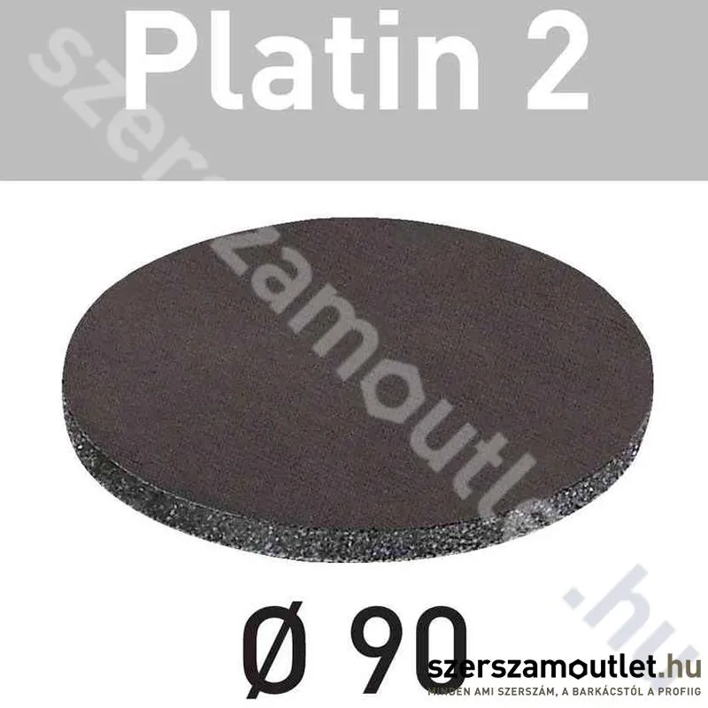 FESTOOL Csiszolópapír lágy STF D90mm/0lyuk S2000 Platin2 (1db)