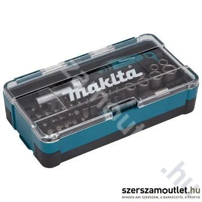 MAKITA Bit és dugókulcskészlet racsnis behajtóval 47 részes (B-36170)