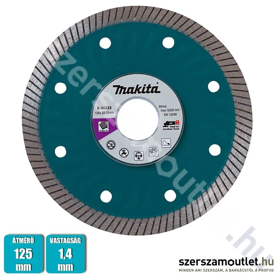 MAKITA Gyémánt vágótárcsa 125mm (B-46333)