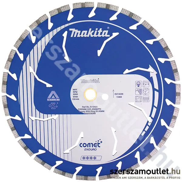 MAKITA Gyémánttárcsa 150mm Comet RAPIDE szegmentált (B-27187)