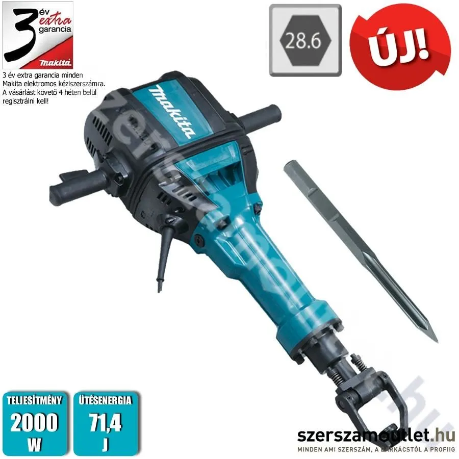 MAKITA HM1802 Bontókalapács (2000W/71,4J)