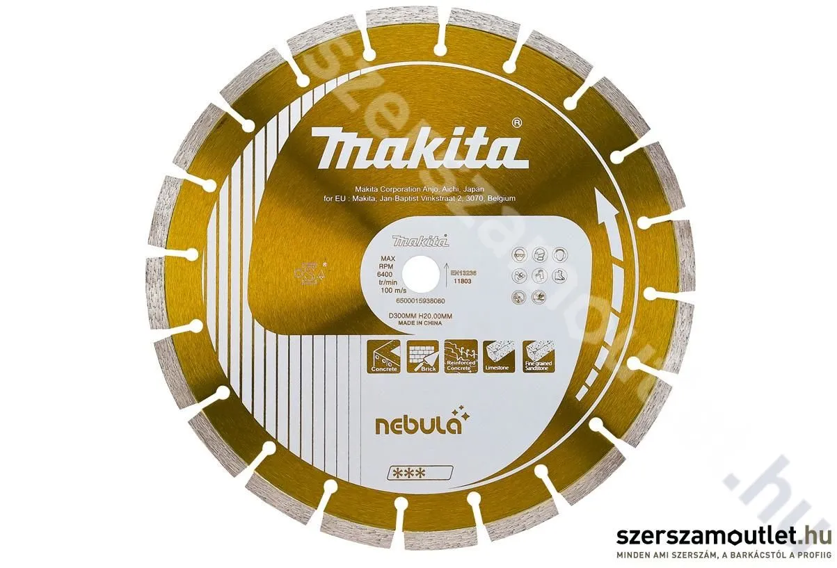 MAKITA NEBULA Gyémánttárcsa 230mm (B-54025)
