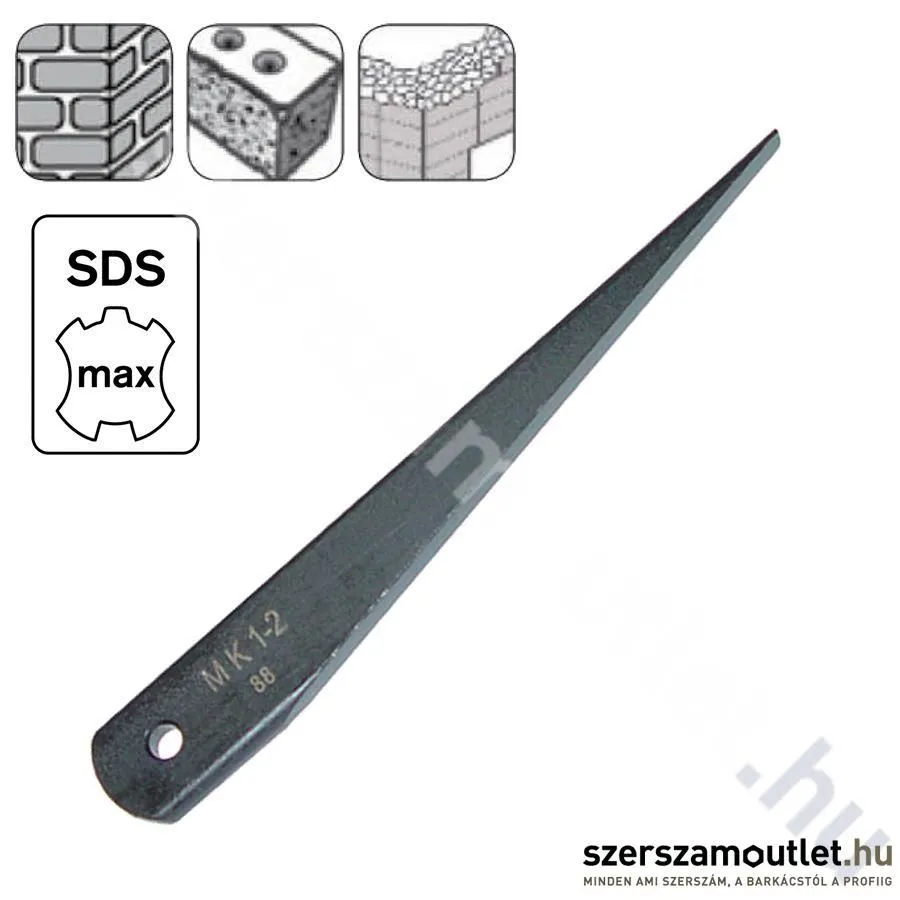 MAKITA SDS-Max dobozfúró szerelhető kiütőék