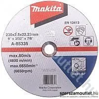 MAKITA Vágókorong 125x2,5mm sarokcsiszolóhoz (A-85313)