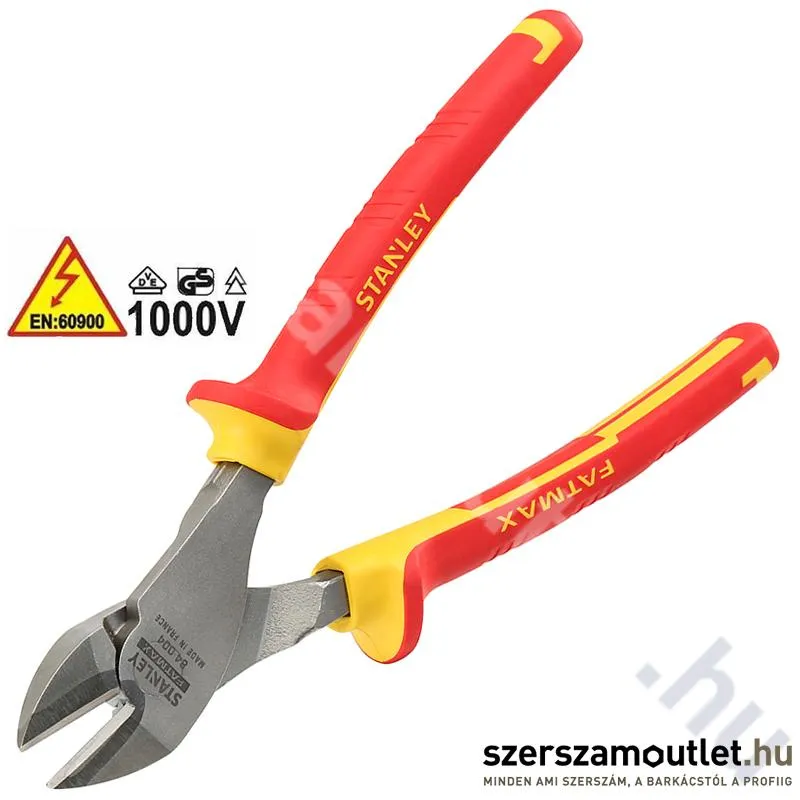 STANLEY SZIGETELT Oldalcsípő fogó 200mm (0-84-004)