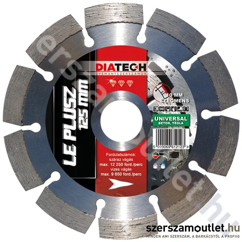 DIATECH gyémánttárcsa LE Plus 115mm (LE115P)