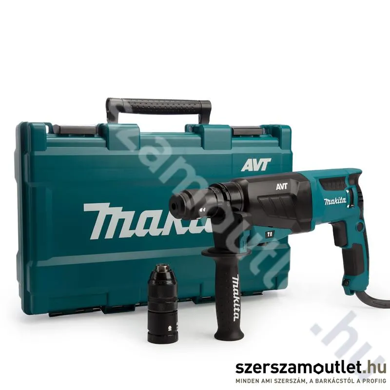 MAKITA HR2631FT Fúró-vésőkalapács kofferben (800W/2,4J)
