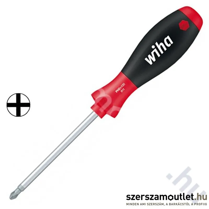 WIHA SoftFinish Csavarhúzó PH2x100mm (311/No.00759)