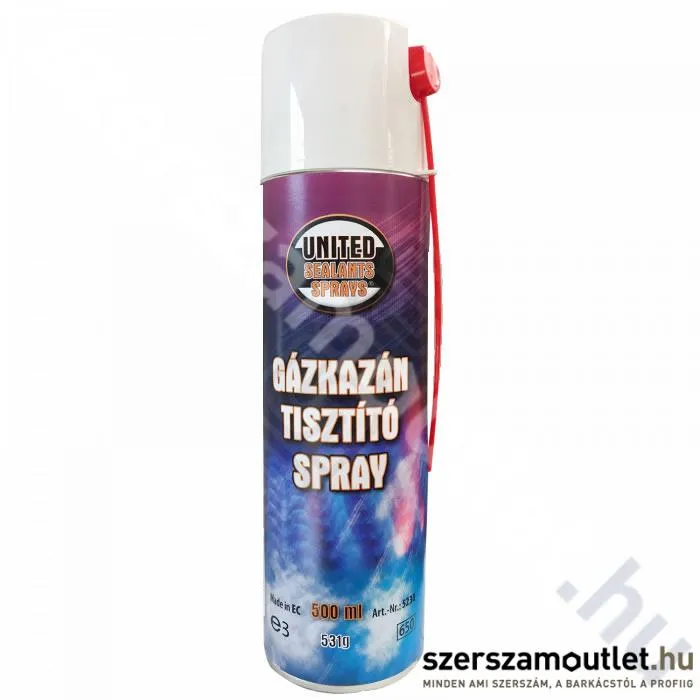 UNITED SEALANTS Gázkazán tisztító spray 500ml (US5230)
