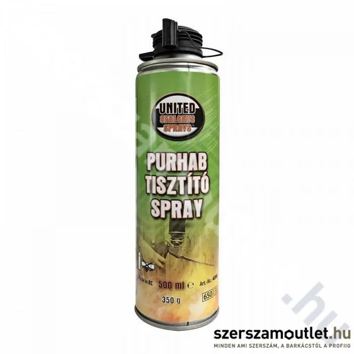 UNITED SEALANTS Purhabtisztító spray 500ml (US4090)