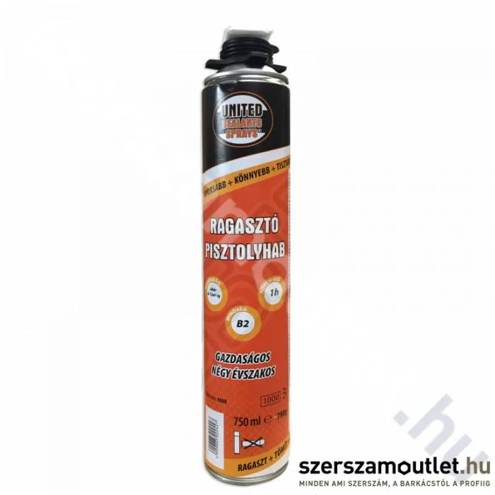 UNITED SEALANTS Ragasztó pisztolyhab 750ml (4 évszakos) (US4080)